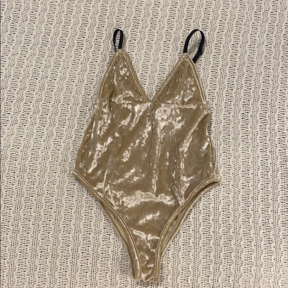 Velvet bodysuit